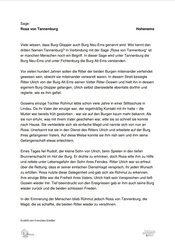 Sage: Rosa von der Tannenburg