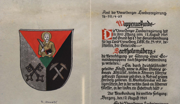 Wappenurkunde Bartholomäberg