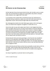 Sage: Der Senner von der Zürserseealpe