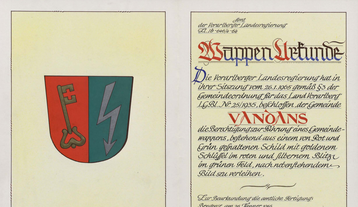 Wappenurkunde (Vandans)