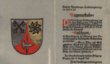 Wappenurkunde Gaschurn