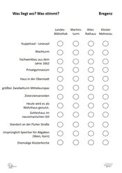 Was liegt wo?