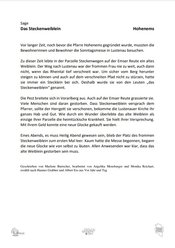 Sage: Das Steckenweiblein